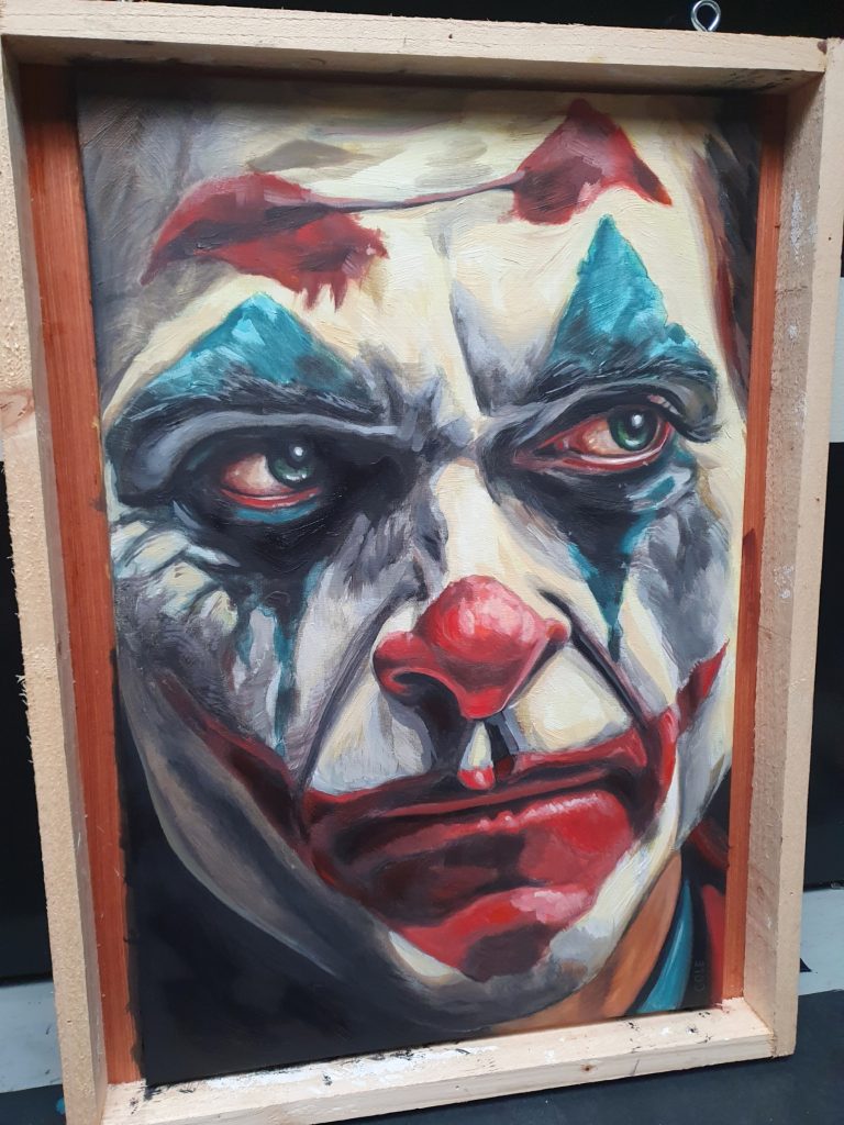 Dublin Joker Original Oil Painting