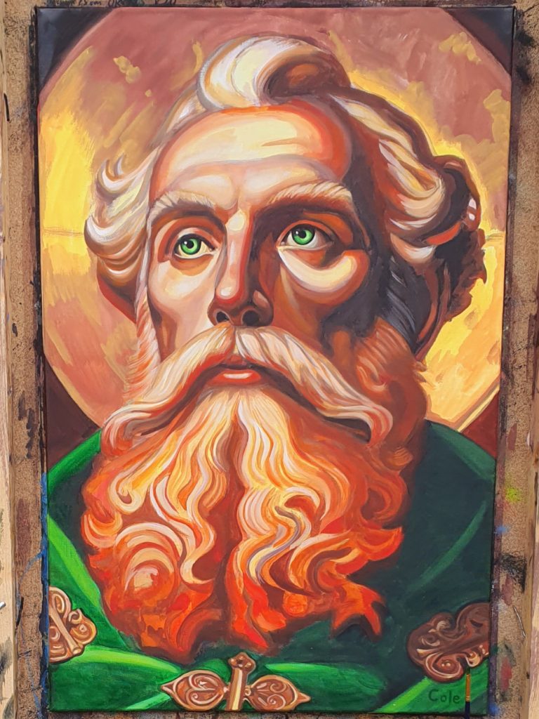 Street Painting Saint Patrick St Stephen's Green